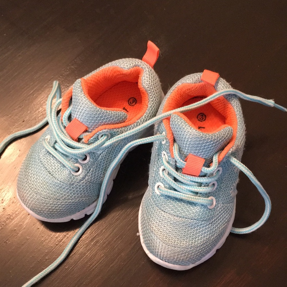 Teal sneakers